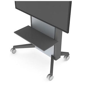 Ablage für Monitorständer SMS Presence, B 780 x T 350 x H 16 mm, bis 12 kg, anthrazitgrau Ablage für Monitorständer SMS Presence, B 780 x T 350 x H 16 mm, bis 12 kg, anthrazitgrau