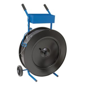 Abrollwagen, mit Ablagekasten, fahrbar Abrollwagen, mit Ablagekasten, fahrbar