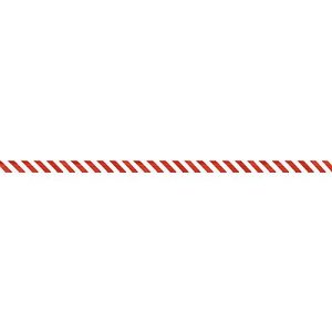 Absperrband, Polyethylen-Folie, 100 m x 80 mm, rot/weiß schraffiert, 1 Rolle Absperrband, Polyethylen-Folie, 100 m x 80 mm, rot/weiß schraffiert, 1 Rolle