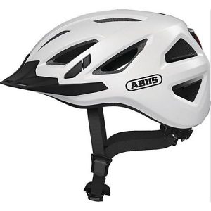 ABUS Radhelm Urban-I 3.0, Kopfumfang 52-58 cm, weiß, In-Mold, LED-Rücklicht, Reflektoren ABUS Radhelm Urban-I 3.0, Kopfumfang 52-58 cm, weiß, In-Mold, LED-Rücklicht, Reflektoren
