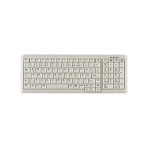 Active Key AK-7000 - Tastatur - USB - Deutsch - Hellgrau