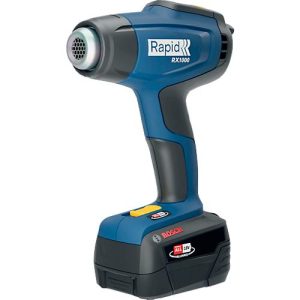 Akku-Heißluftgebläse Rapid RX1000, LCD-Anzeige, Luftmengeneinstellung, bis 550°C, ohne Akku & ohne Ladegerät Akku-Heißluftgebläse Rapid RX1000, LCD-Anzeige, Luftmengeneinstellung, bis 550°C, ohne Akku & ohne Ladegerät