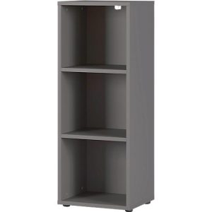 Aktenregal, 3 OH, B 450 x T 400 x H 1200 mm, graphit Aktenregal, 3 OH, B 450 x T 400 x H 1200 mm, graphit