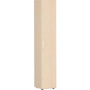 Aktenschrank, 6 Ordnerhöhen, 5 Böden, Tür rechts oder links, B 400 x T 400 x H 2160 mm, Ahorn Aktenschrank, 6 Ordnerhöhen, 5 Böden, Tür rechts oder links, B 400 x T 400 x H 2160 mm, Ahorn