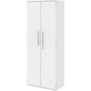 Aktenschrank BARI, 6 OH, 5 Böden, Schloss, B 819 x T 430 x H 2174 mm, weiß Aktenschrank BARI, 6 OH, 5 Böden, Schloss, B 819 x T 430 x H 2174 mm, weiß