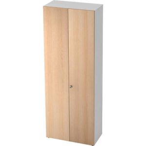 Aktenschrank TOPAS LINE, 6 Ordnerhöhen, B 800 mm, weiß/Eiche Aktenschrank TOPAS LINE, 6 Ordnerhöhen, B 800 mm, weiß/Eiche