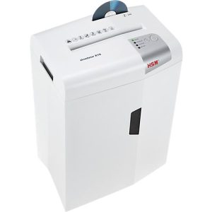 Aktenvernichter HSM shredstar X10, Sicherheitsstufe 4, Partikelschnitt 4,5 x 30 mm, 10 Blatt, weiß-silber Aktenvernichter HSM shredstar X10, Sicherheitsstufe 4, Partikelschnitt 4,5 x 30 mm, 10 Blatt, weiß-silber
