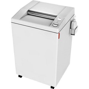 Aktenvernichter Ideal 4005 CC, Partikelschnitt 4 x 40 mm, P-4, 165 l, 39 Blatt Schnittleistung, Auto-Öleinspritzung, weiß Aktenvernichter Ideal 4005 CC, Partikelschnitt 4 x 40 mm, P-4, 165 l, 39 Blatt Schnittleistung, Auto-Öleinspritzung, weiß