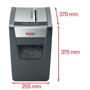 Aktenvernichter Rexel Momentum X312-SL, Sicherheitsstufe P3, Partikelschnitt 5 x 42 mm, bis 23 l, Kunststoff & Metall, schwarz Aktenvernichter Rexel Momentum X312-SL, Sicherheitsstufe P3, Partikelschnitt 5 x 42 mm, bis 23 l, Kunststoff & Metall, schwarz