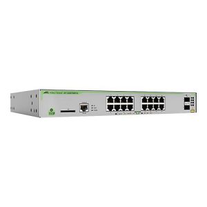 Allied Telesis CentreCOM AT-GS970M/18 – Switch – L3 – managed – 16 x 10/100/1000 + 2 x SFP (mini-GBIC) (Uplink) – Desktop, an Rack montierbar Allied Telesis CentreCOM AT-GS970M/18 – Switch – L3 – managed – 16 x 10/100/1000 + 2 x SFP (mini-GBIC) (Uplink) – Desktop, an Rack montierbar