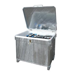 Altbatterie-Container BAUER SAP 601 K, Stahlblech, feuerverzinkt, abschließbar, stapelbar, B 1120 x T 960 x H 920 mm Altbatterie-Container BAUER SAP 601 K, Stahlblech, feuerverzinkt, abschließbar, stapelbar, B 1120 x T 960 x H 920 mm