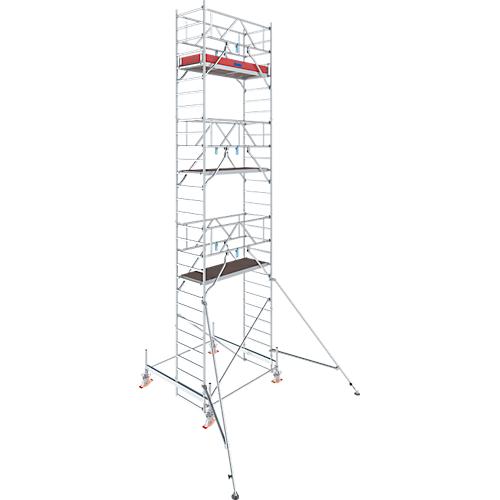 Alu-Fahrgerüst Stabilo Serie 100, 200 kg/m², TÜV-geprüft, gebremste Rollen, B 750 x T 2000 x H 8500 mm