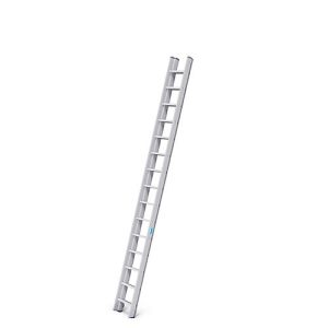 Alu-Schiebeleiter Stabilo, 2teilig, 2 x 15 Sprossen, mit Traverse und Trigon-Traverse Alu-Schiebeleiter Stabilo, 2teilig, 2 x 15 Sprossen, mit Traverse und Trigon-Traverse
