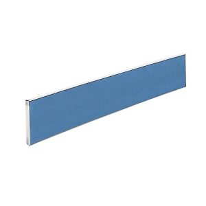 Aluna plus Tisch-Trennwand, 2000×400, blau Aluna plus Tisch-Trennwand, 2000×400, blau