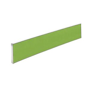 Aluna plus Tisch-Trennwand, 2000×400, grün Aluna plus Tisch-Trennwand, 2000×400, grün