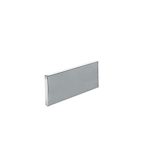 Aluna plus Tisch-Trennwand, 800×400,grau Aluna plus Tisch-Trennwand, 800×400,grau