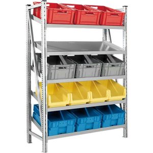Anbaufeld R 7000, 5 schräge Fachebenen, T 400 x B 995 mm Anbaufeld R 7000, 5 schräge Fachebenen, T 400 x B 995 mm