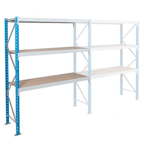 Anbaufeld, Weitspannregal Epsivol, 3 Ebenen, B 1800 x T 1000 x H 2000 mm
