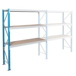 Anbaufeld, Weitspannregal Epsivol, 3 Ebenen, B 1800 x T 800 x H 2000 mm Anbaufeld, Weitspannregal Epsivol, 3 Ebenen, B 1800 x T 800 x H 2000 mm