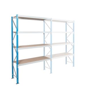 Anbaufeld, Weitspannregal Epsivol, 4 Ebenen, B 2250 x T 1200 x H 2500 mm Anbaufeld, Weitspannregal Epsivol, 4 Ebenen, B 2250 x T 1200 x H 2500 mm
