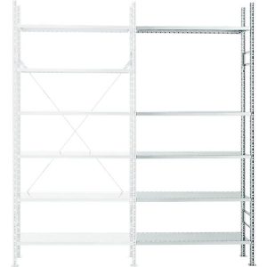 Anbaufeldregal R 3000, 5 Böden, verzinkt, T 300 mm Anbaufeldregal R 3000, 5 Böden, verzinkt, T 300 mm