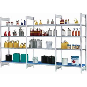 Anbauregal REG 1044 für Gefahrstoffregal asecos REG 1044, B 1010 x T 440 x H 2000 mm, mit 20 l Auffangwanne und 3 Stahl-Gitterostböden Anbauregal REG 1044 für Gefahrstoffregal asecos REG 1044, B 1010 x T 440 x H 2000 mm, mit 20 l Auffangwanne und 3 Stahl-Gitterostböden