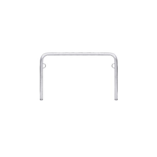 Anlehnbügel WSM, 2-seitig, B 1250 x T 48 x H 800 mm, Stahl verzinkt, zum Einbetonieren