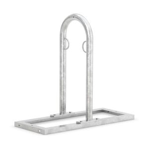 Anlehnparker WSM, 1-seitig, für Reifen bis B 55 mm, B 850 x T 350 x H 850 mm, Stahl verzinkt, 1 Einstellplatz Anlehnparker WSM, 1-seitig, für Reifen bis B 55 mm, B 850 x T 350 x H 850 mm, Stahl verzinkt, 1 Einstellplatz
