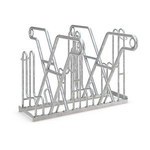 Anlehnparker WSM, 2-seitig, für Reifen bis B 55 mm, B 1080 x T 390 x H 800 mm, Stahl verzinkt, 4 Einstellplätze Anlehnparker WSM, 2-seitig, für Reifen bis B 55 mm, B 1080 x T 390 x H 800 mm, Stahl verzinkt, 4 Einstellplätze