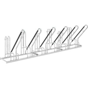 Anlehnparker WSM 4706 XBF, 1-seitig, für Reifen bis 64 mm, 6 Stellplätze, B 3000 x T 850 x H 845 mm Anlehnparker WSM 4706 XBF, 1-seitig, für Reifen bis 64 mm, 6 Stellplätze, B 3000 x T 850 x H 845 mm