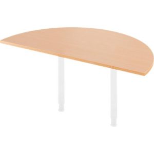 Ansatztisch, Ø 1600 mm, Buche-Dekor/weiß Ansatztisch, Ø 1600 mm, Buche-Dekor/weiß