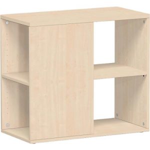 Anstellcontainer PALENQUE, 3-seitig offen, B 400 x T 800 x H 720 mm, Ahorn Anstellcontainer PALENQUE, 3-seitig offen, B 400 x T 800 x H 720 mm, Ahorn