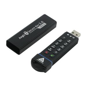 Apricorn Aegis Secure Key 3.0 – USB-Flash-Laufwerk – verschlüsselt – 16 GB – USB 3.0 – FIPS 140-2 Level 3
