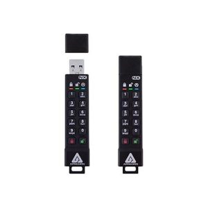 Apricorn Aegis Secure Key 3NX – USB-Flash-Laufwerk – verschlüsselt – 16 GB – USB 3.1 Gen 1 – FIPS 140-2 Level 3