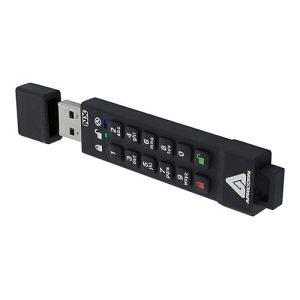 Apricorn Aegis Secure Key 3NX – USB-Flash-Laufwerk – verschlüsselt – 64 GB – USB 3.1 Gen 1 – FIPS 140-2 Level 3