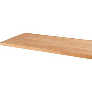 Arbeitsplatte, 40 mm stark, Gewindehülsen, in Längsrichtung riegelverl. Buchenholz, B 1500 x T 700 mm Arbeitsplatte, 40 mm stark, Gewindehülsen, in Längsrichtung riegelverl. Buchenholz, B 1500 x T 700 mm