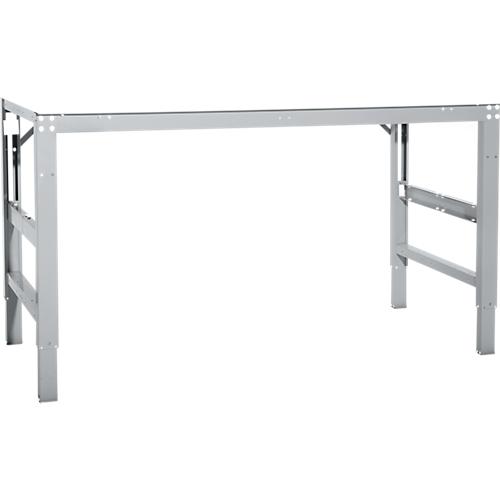 Arbeitstisch Ergo, Elektro-Hydraulik, Platte Melamin, 1000 x 800 mm, alusilber
