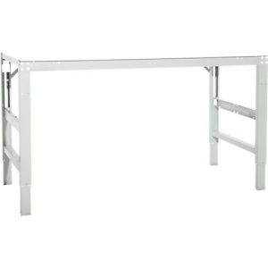 Arbeitstisch Ergo, Elektro-Hydraulik, Platte PVC Dekor, 2500 x 800 mm, lichtgrau Arbeitstisch Ergo, Elektro-Hydraulik, Platte PVC Dekor, 2500 x 800 mm, lichtgrau