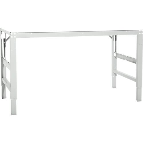 Arbeitstisch Ergo, Elektro-Hydraulik, Platte PVC Dekor, 2500 x 800 mm, lichtgrau