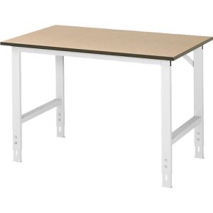 Arbeitstisch, MDF-Platte, B 1250 x T 800 x H 760-1080 mm Arbeitstisch, MDF-Platte, B 1250 x T 800 x H 760-1080 mm