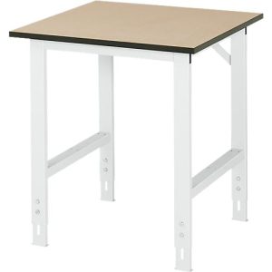 Arbeitstisch, MDF-Platte, B 750 x T 800 x H 760-1080 mm Arbeitstisch, MDF-Platte, B 750 x T 800 x H 760-1080 mm