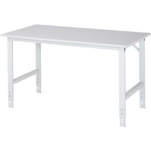 Arbeitstisch, Melamin-Platte, B 1500 x T 800 x H 760-1080 mm Arbeitstisch, Melamin-Platte, B 1500 x T 800 x H 760-1080 mm