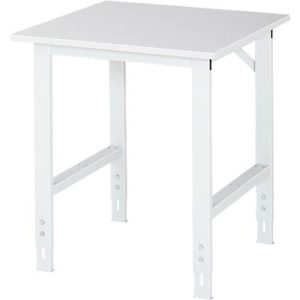 Arbeitstisch, Melamin-Platte, B 750 x T 800 x H 760-1080 mm Arbeitstisch, Melamin-Platte, B 750 x T 800 x H 760-1080 mm