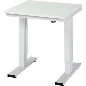 Arbeitstisch Serie adlatus 300, Melamin-Platte, B 750 x T 800 x H 750 – 1120 mm Arbeitstisch Serie adlatus 300, Melamin-Platte, B 750 x T 800 x H 750 – 1120 mm