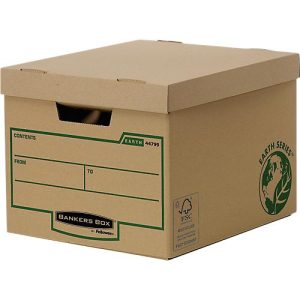 Archivbox Bankers Box® Earth Heavy Duty, verstärkte Trageseiten, 100 % Recycling-Karton, 10 Stück Archivbox Bankers Box® Earth Heavy Duty, verstärkte Trageseiten, 100 % Recycling-Karton, 10 Stück