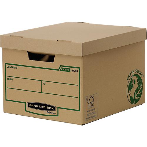 Archivbox Bankers Box® Earth, passend für 4 Archivschachteln, 100 % Recycling-Karton, 10 Stück