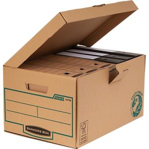 Archivbox BANKERS BOX® Maxi EARTH, für A4, Klappdeckel & Beschriftungsfeld, B 293 x T 560 x H 390 mm, FSC®-Recyclingkarton, braun, 10 Stück Archivbox BANKERS BOX® Maxi EARTH, für A4, Klappdeckel & Beschriftungsfeld, B 293 x T 560 x H 390 mm, FSC®-Recyclingkarton, braun, 10 Stück
