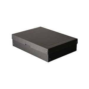 Archivbox Falken PURE Box Black A3, für bis zu 1250 Blatt, mit Beschriftungsfeld, L 440 x B 320 x Füllhöhe 100 mm, Blauer Engel, FSC®-Pappe, schwarz Archivbox Falken PURE Box Black A3, für bis zu 1250 Blatt, mit Beschriftungsfeld, L 440 x B 320 x Füllhöhe 100 mm, Blauer Engel, FSC®-Pappe, schwarz