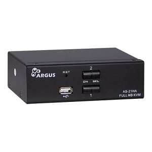 Argus KVM AS-21HA – KVM-/Audio-Switch – 2 Anschlüsse Argus KVM AS-21HA – KVM-/Audio-Switch – 2 Anschlüsse