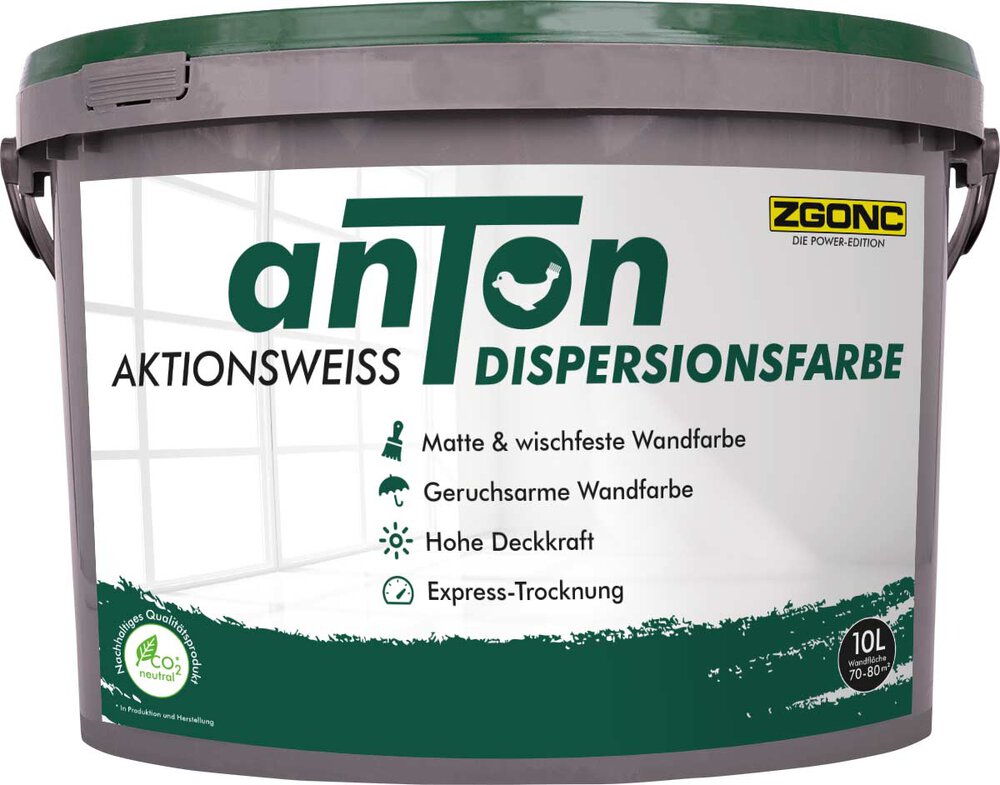 anTon Dispersionsfarbe 10L